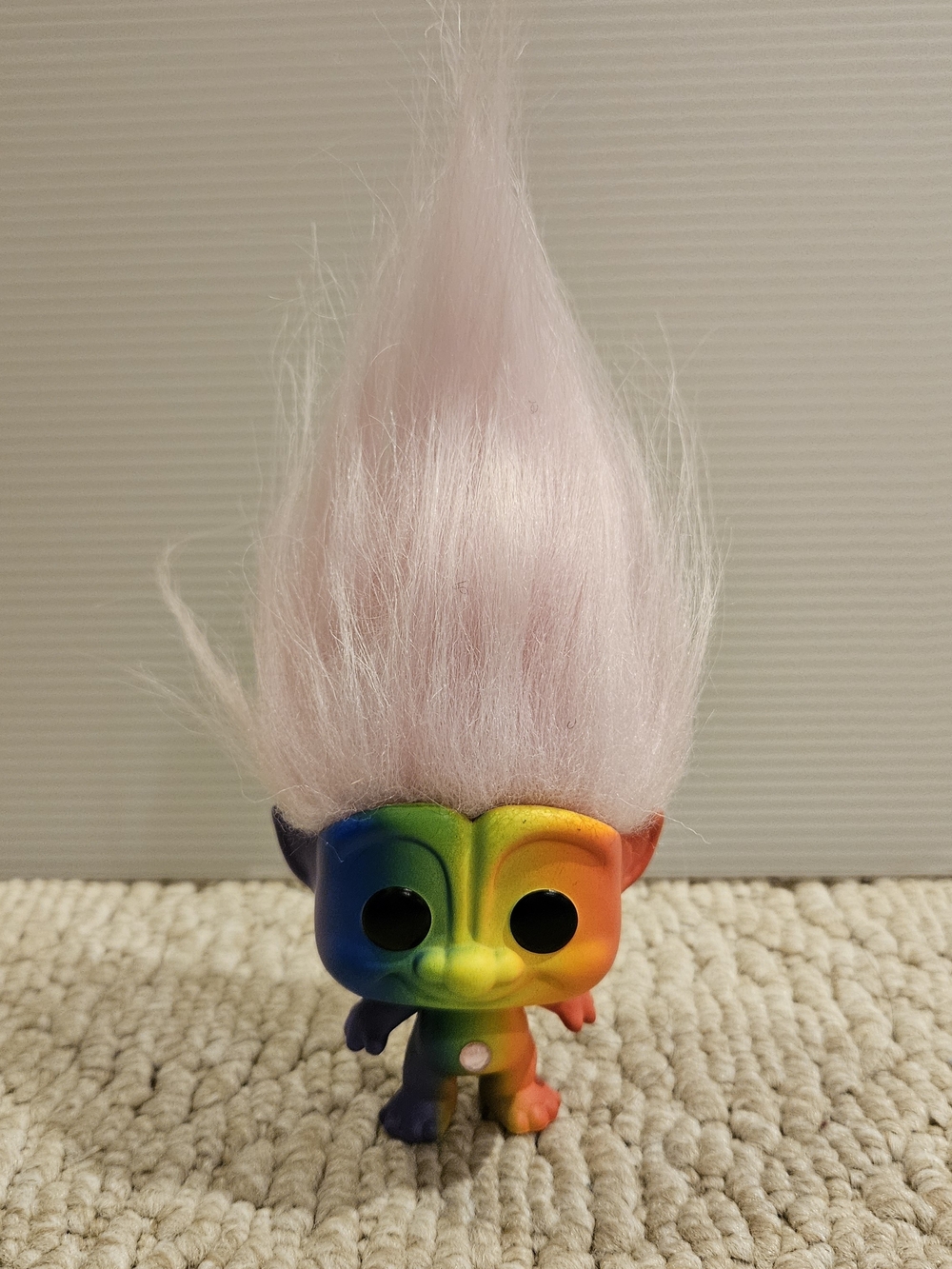 Funko POP! Good Luck Trolls - Pink Troll #03 (Rainbow Body) - Out of Box